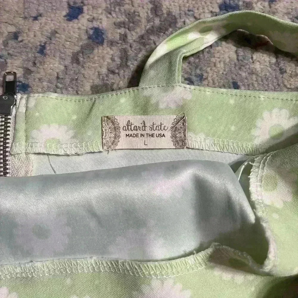 NWOT altar’d state green flower 2 piece set - Picture 5 of 5